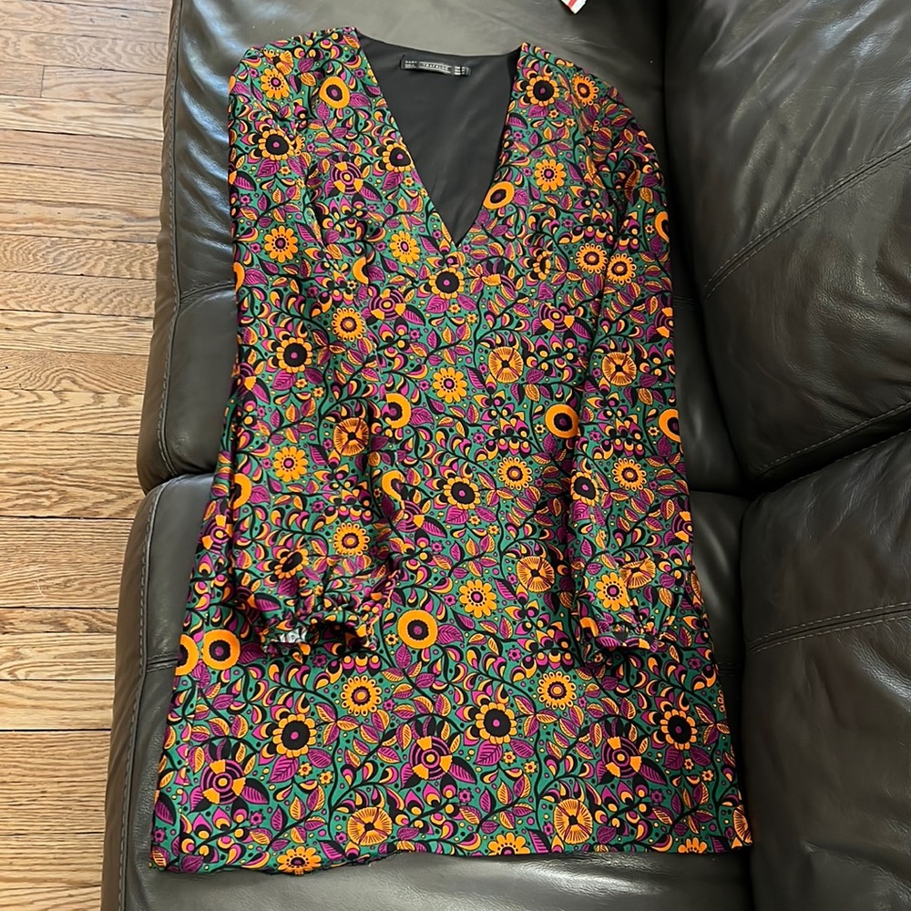 Zara floral dress